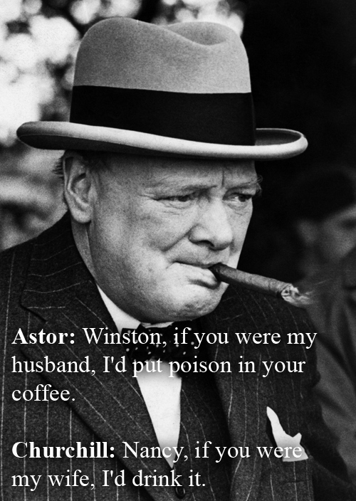 Winston Churchill Vs. Lady Astor