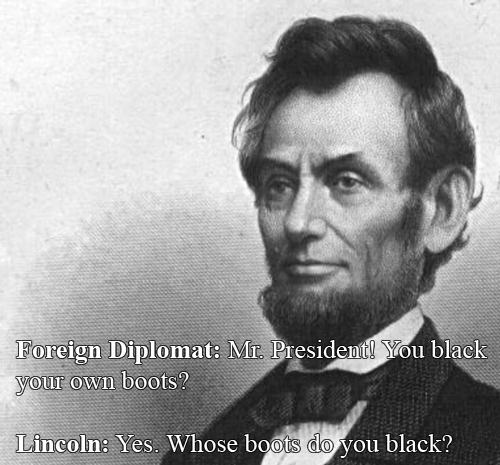 Abraham Lincoln Vs. A Foreign Diplomat