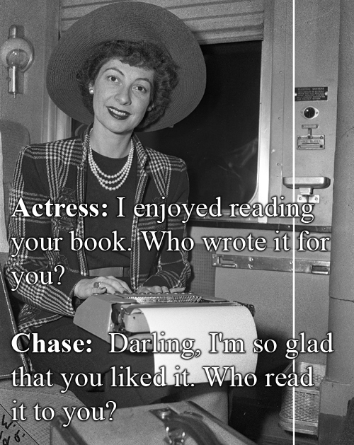 Ilka Chase Vs. An Anonymous Actress